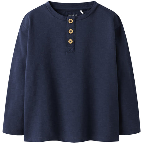 Name It Navy Blazer Nmmrene Ls Nreg Grandad Top