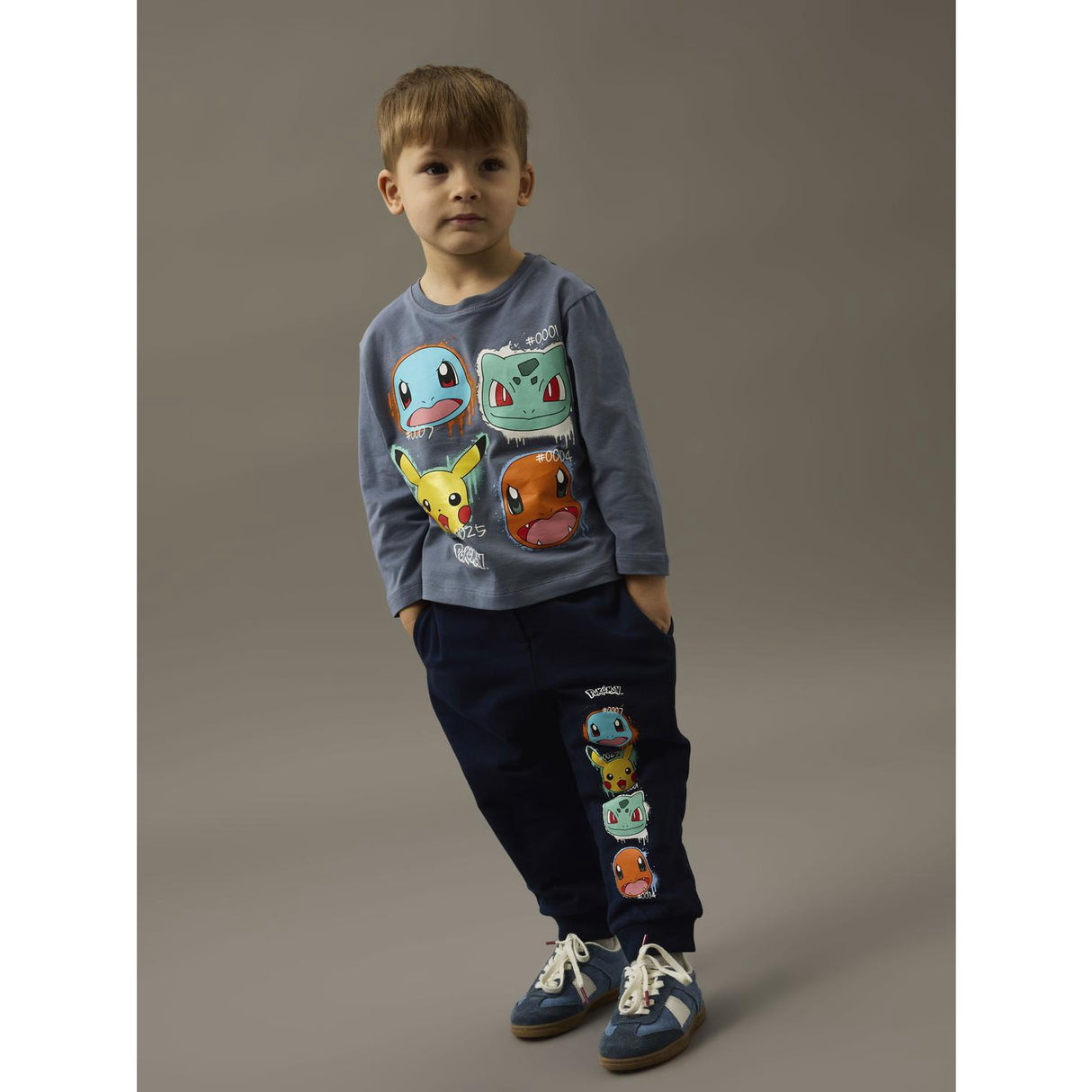 Name It Navy Blazer Nmmnoa Pokemon Nreg Swe Pants Bru Sky