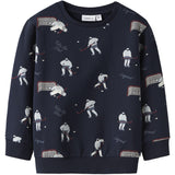 Name It Navy Blazer Nmmsofus Ls Nreg Sweat Bru