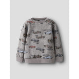 Name It Grey Melange Nmmreiner Ls Nreg Sweat Bru Box