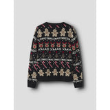 Name It Black Nknrasko Ls Stickad Box