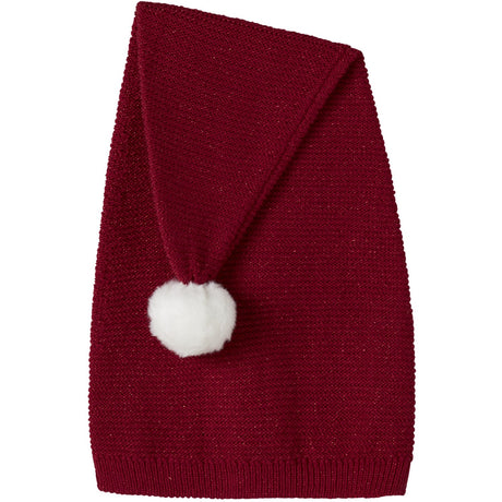 Name It Jester Red W. Red Lurex Nknrinjaha Stickad Mössa