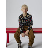 Name It Black Nknrasko Ls Stickad Box