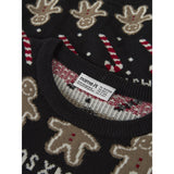 Name It Black Nknrasko Ls Stickad Box