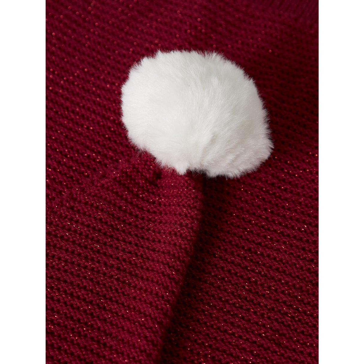 Name It Jester Red W. Red Lurex Nknrinjaha Stickad Mössa