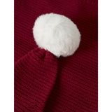 Name It Jester Red Solid No Lurex Nknrinjaha Stickad Mössa