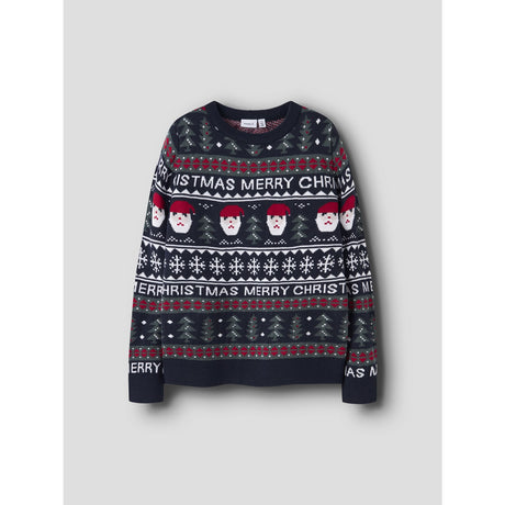 Name It Dark Sapphire Nknrastokka Ls Stickad