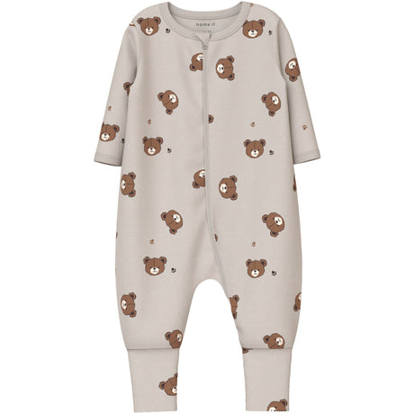 Name It Pumice Stone Nbnnightsuit 2P Zip Ff Pumice Björn Noos