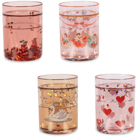 Konges Sløjd Rose Multi 4 Pack Glitter Cups