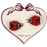 Konges Sløjd Ladybug 2 Pack Ladybug Beaded Hair Clip