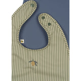 Konges Sløjd Tea Stripe/Flint Stone 2 Pack Dinner Haklapp