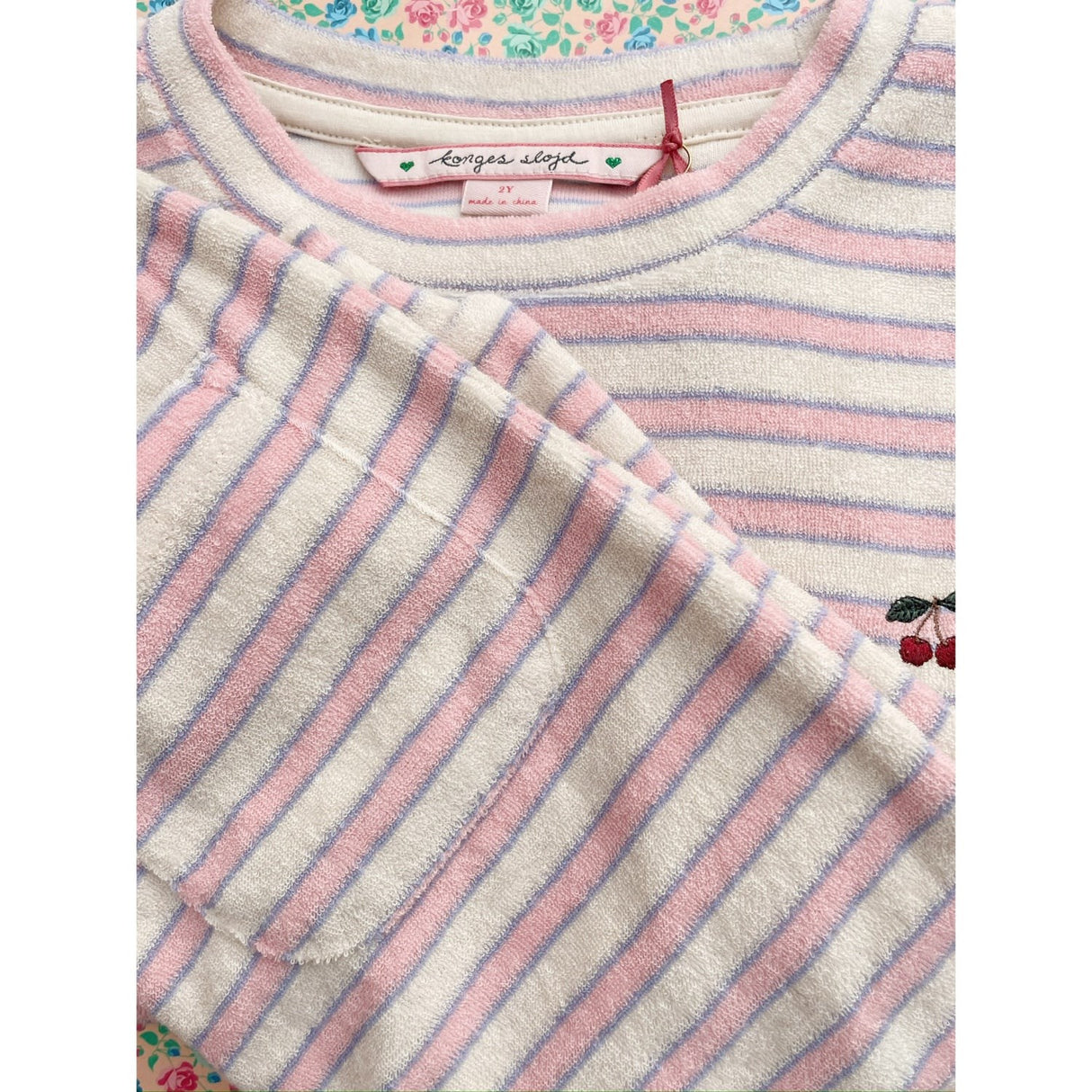 Konges Sløjd Lolly Stripe Itty Sweat Skjorta GOTS