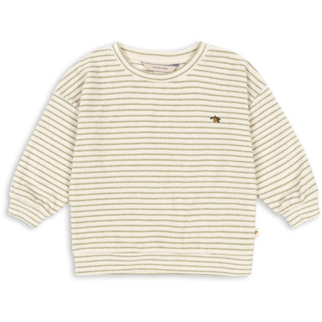 Konges Sløjd Tea Stripe Itty Sweat Skjorta GOTS