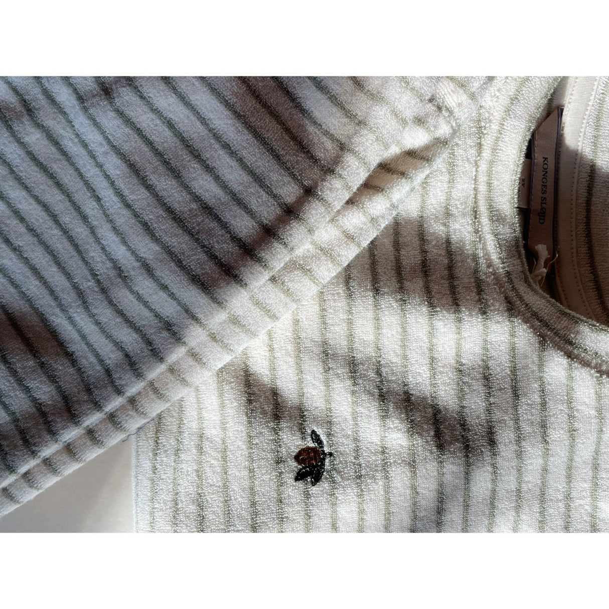 Konges Sløjd Tea Stripe Itty Sweat Skjorta GOTS