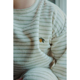 Konges Sløjd Tea Stripe Itty Sweat Skjorta GOTS