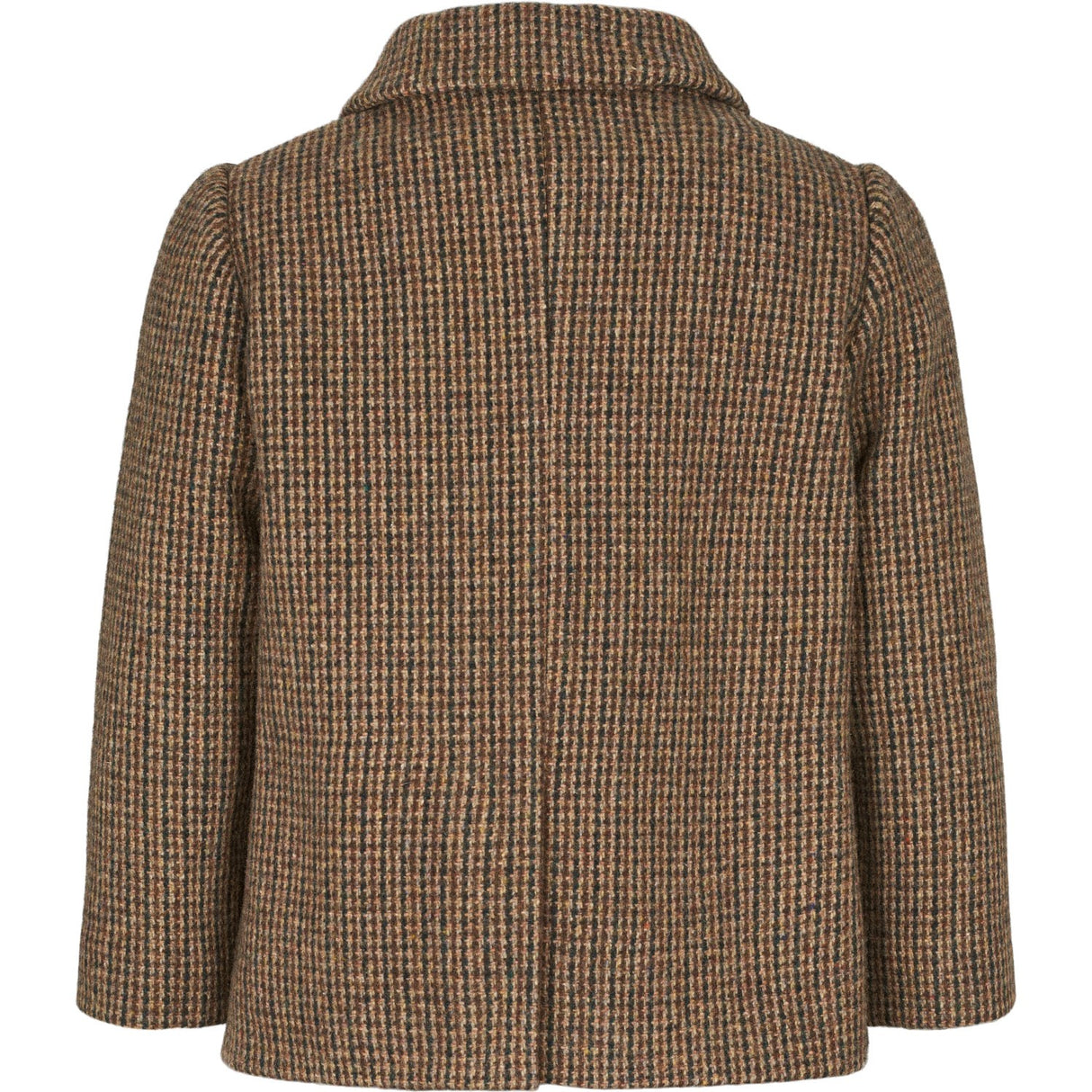 MarMar Wool Check Earthy Check Oval Jacka