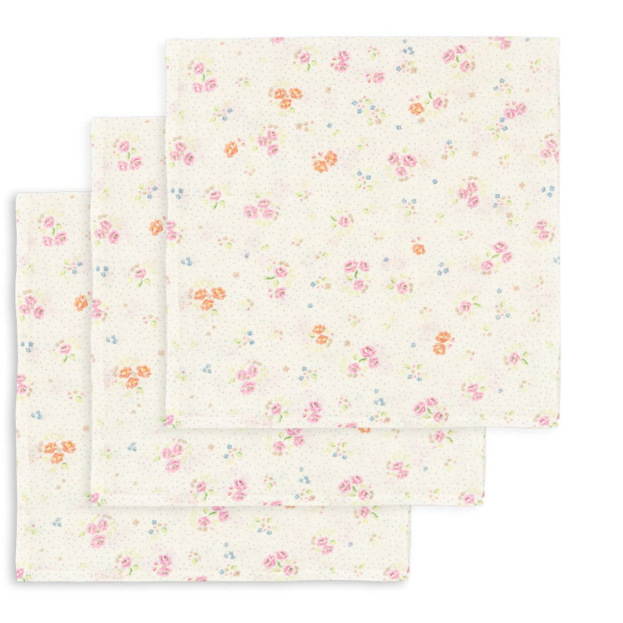 Konges Sløjd Nonoka 3 Pack Muslin Cloth GOTS