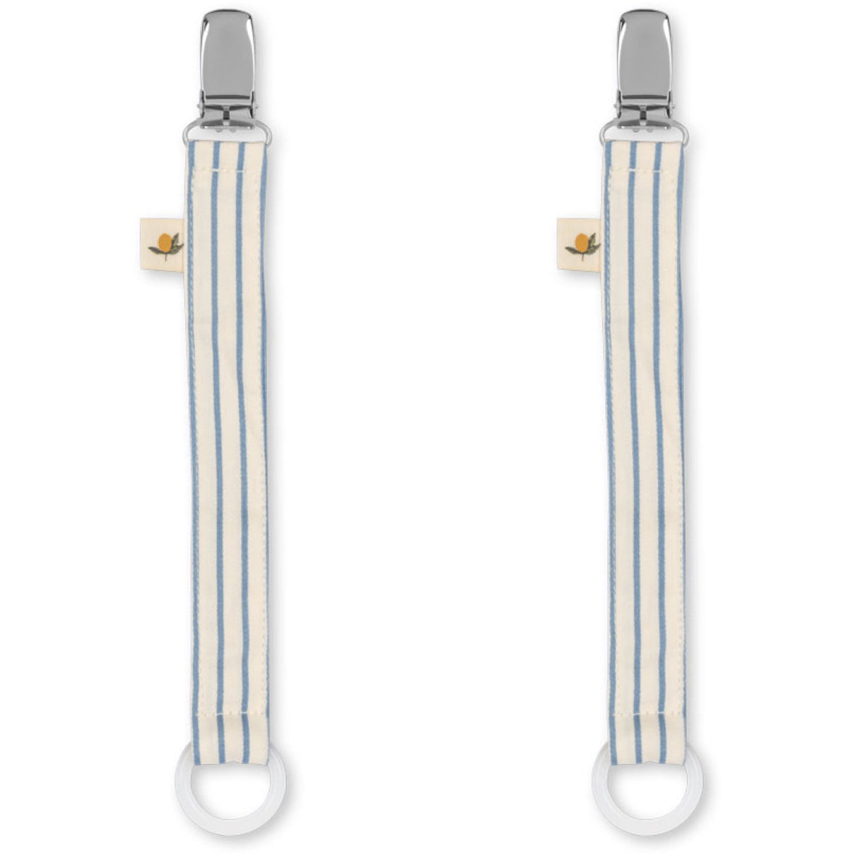 Konges Sløjd Stripe Bluie 2 Pack Napp Rem