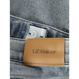 Lil'Atelier Medium Blue Denim Flower Emb Nmfdarlee Doa Loose Jeans 4499-Se Lil