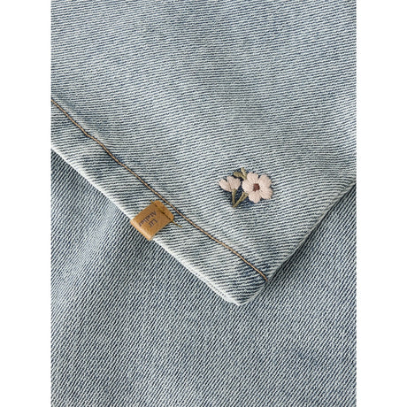 Lil'Atelier Medium Blue Denim Flower Emb Nmfdarlee Doa Dnm Spencer 4499-Se Lil