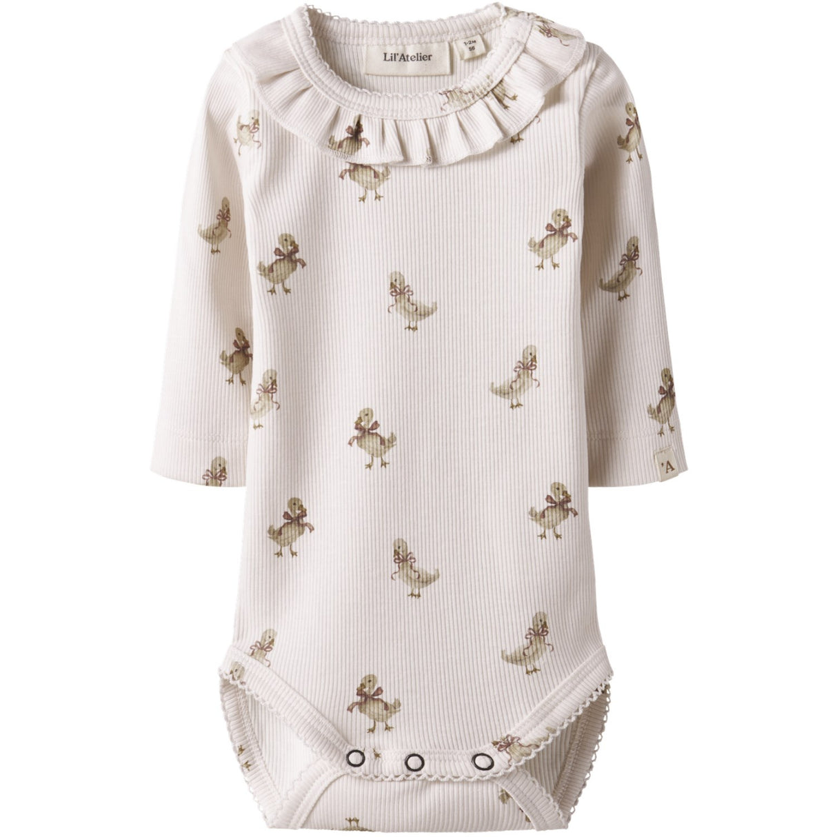 Lil'Atelier Almost Mauve Goose Nbflavo Loa Ls Slim Body Lil