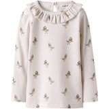 Lil'Atelier Almost Mauve Goose Nmflavo Loa Ls Slim Topp Lil