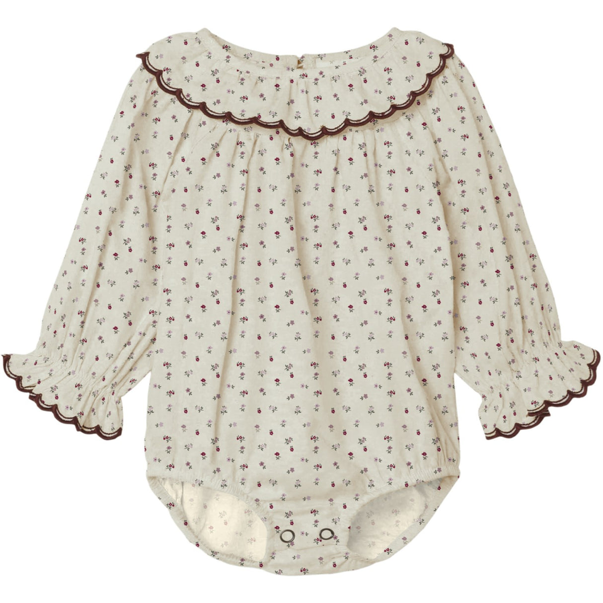 Lil'Atelier Turtledove Red Dahlia Nbfrasia Ls Loose Body Skjorta Lil