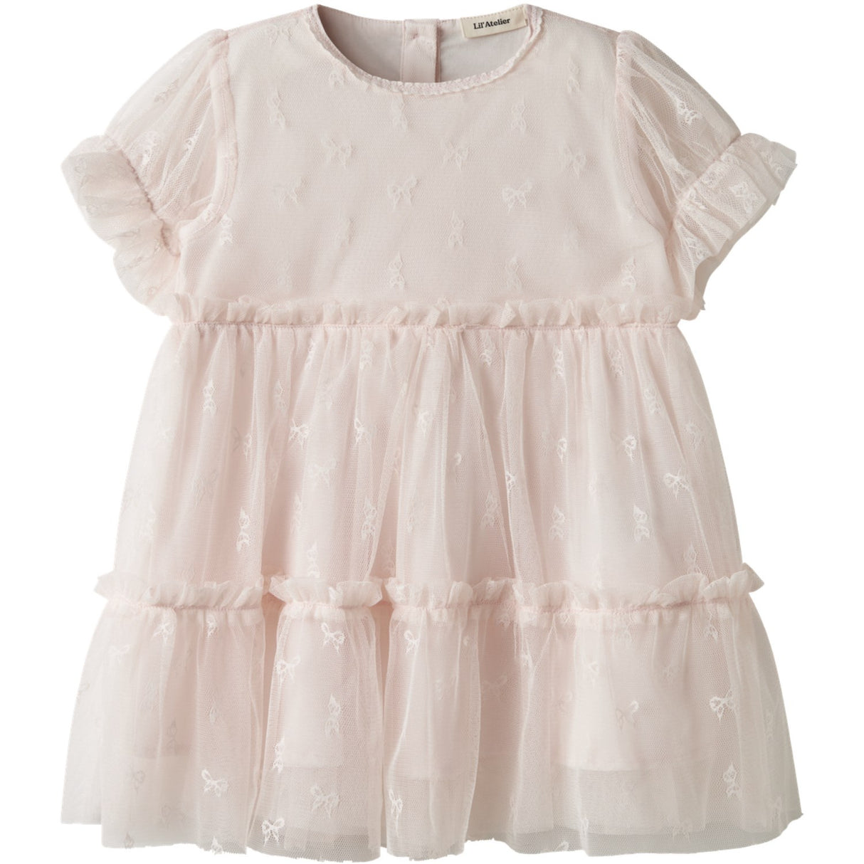 Lil'Atelier Almost Mauve Nmfrosetta Ss Loose Klänning Lil