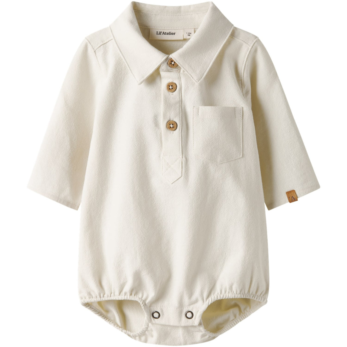 Lil'Atelier Turtledove Nbmhadam Ls Body Skjorta Lil