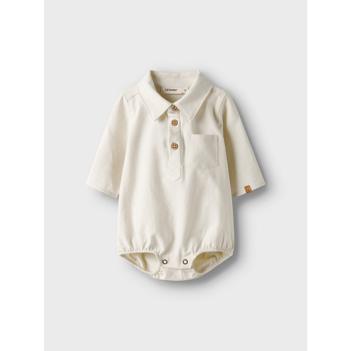 Lil'Atelier Turtledove Nbmhadam Ls Body Skjorta Lil