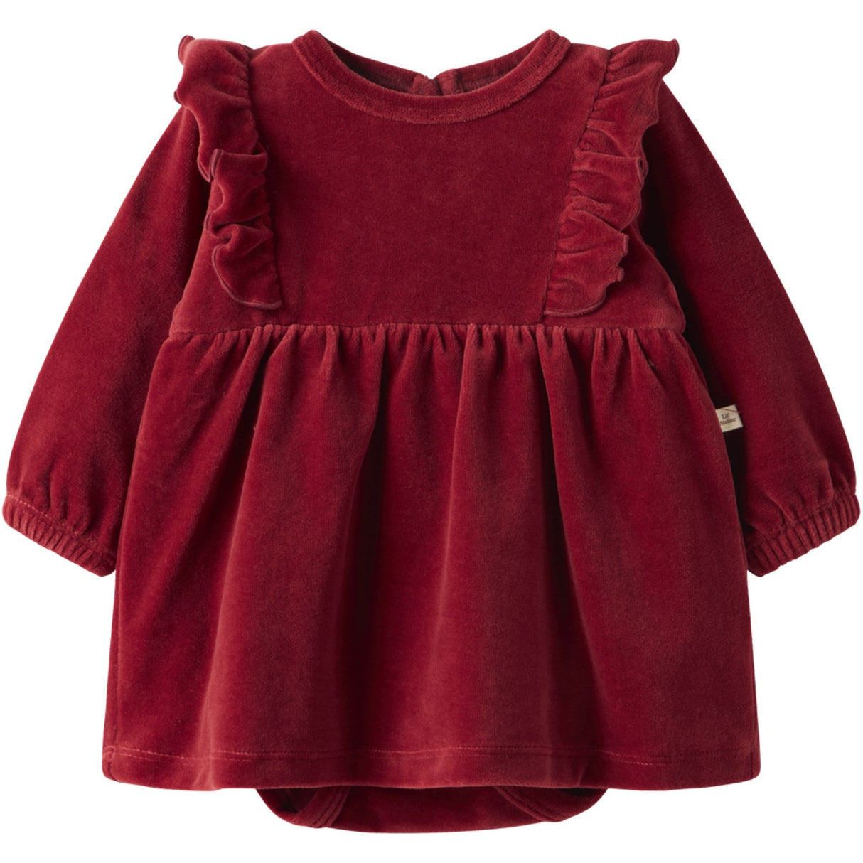 Lil'Atelier Red Dahlia Nbfsaga Sag Ls Body Klänning Lil