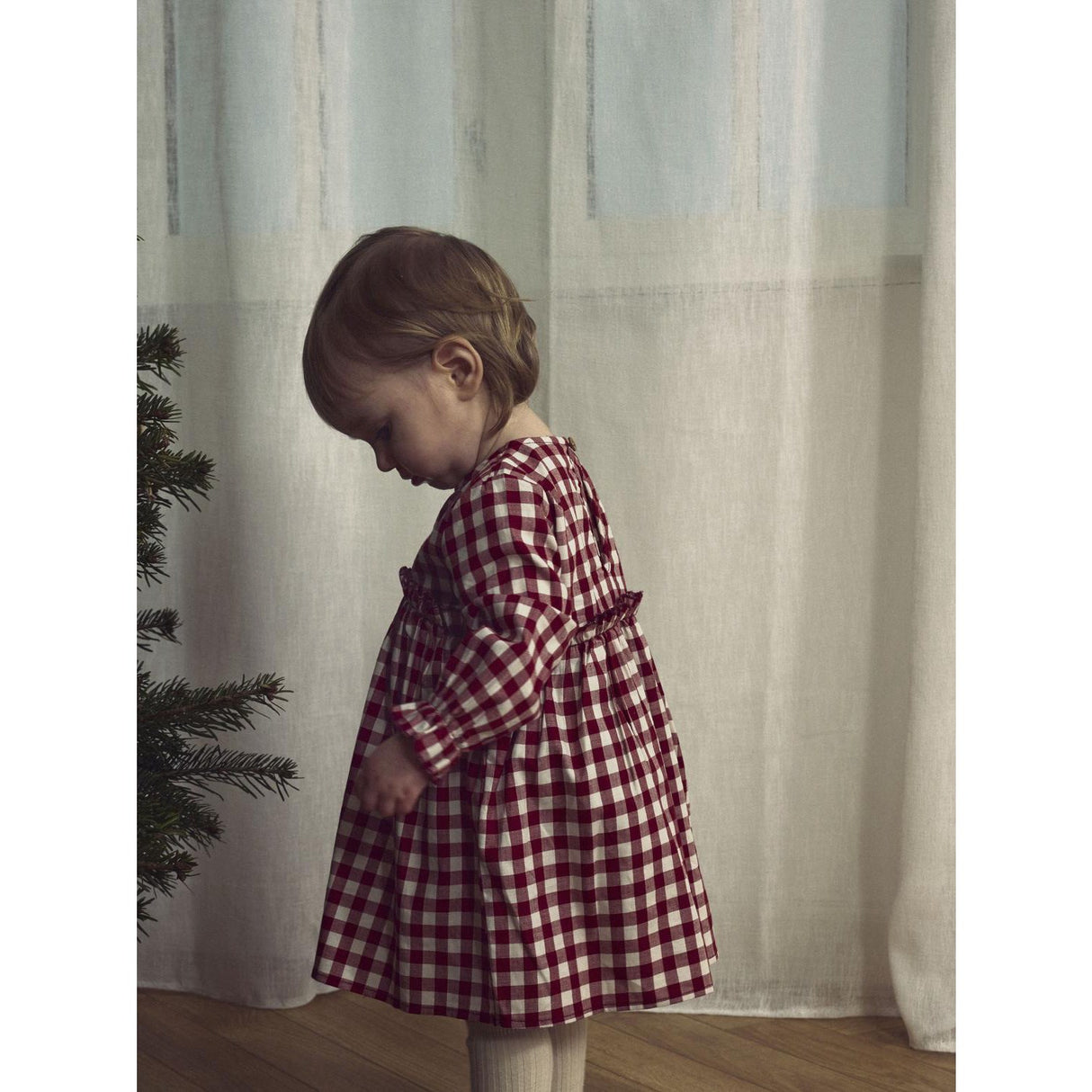 Lil'Atelier Red Dahlia Nbfrio Ls Loose Body Klänning Lil