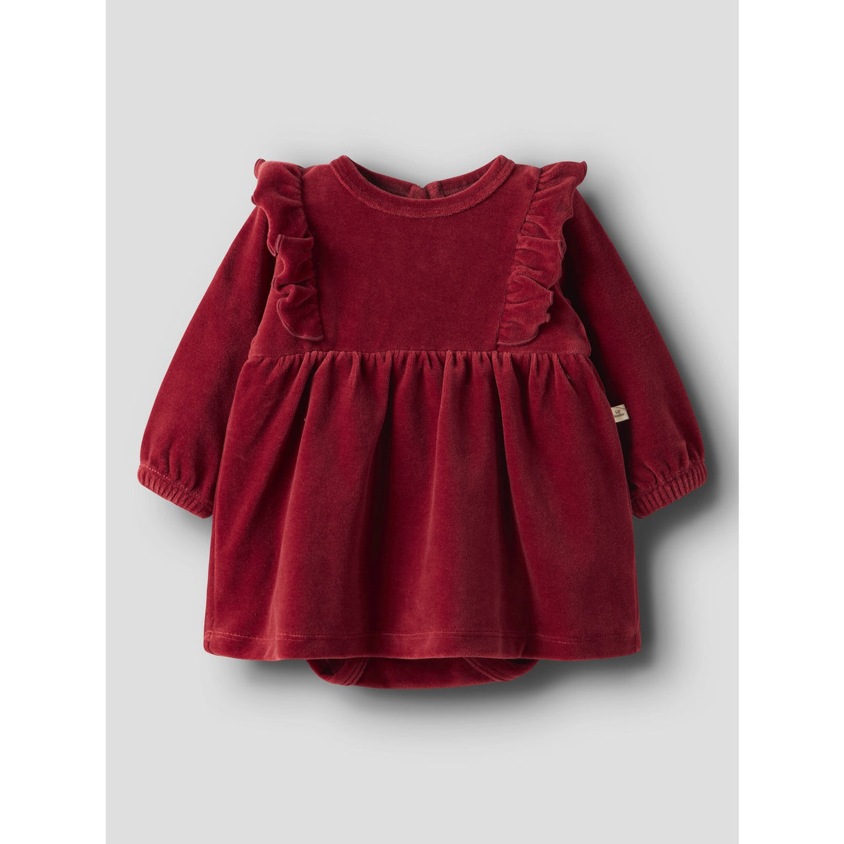 Lil'Atelier Red Dahlia Nbfsaga Sag Ls Body Klänning Lil