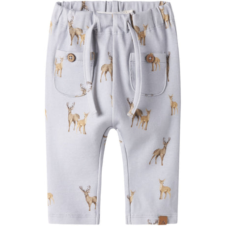 Lil'Atelier Gray Dawn Deer Nbmlayo Gel Loose Byxor Lil