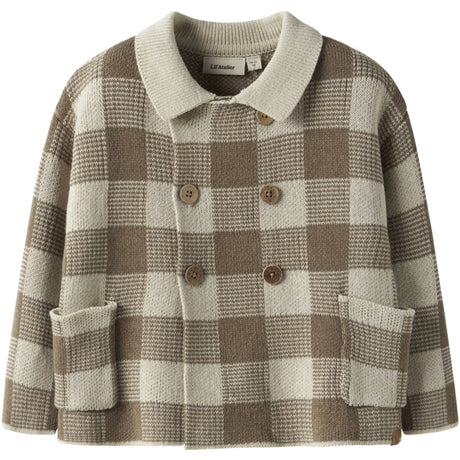 Lil'Atelier Sepia Tint Nmmrobo Ls Loose Stickad Card Lil