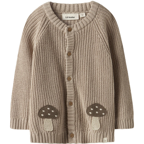 Lil'Atelier Oxford Tan Nmmemlen Lak Ls Stickad Card Lil