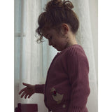 Lil'Atelier Nostalgia Rose Nmfemlen Lak Ls Stickad Card Lil