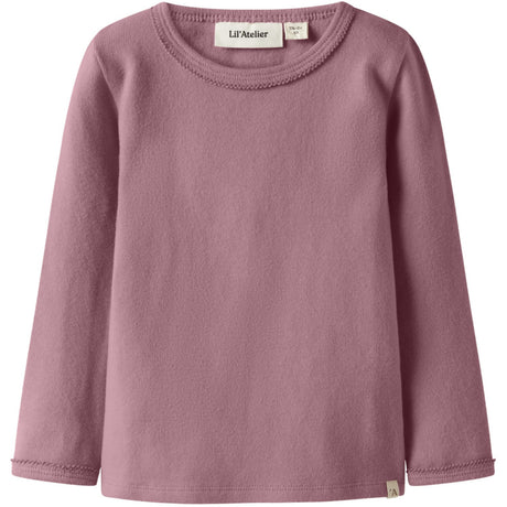 Lil'Atelier Nostalgia Rose Nmfthora Haf Ls Slim Topp Lil