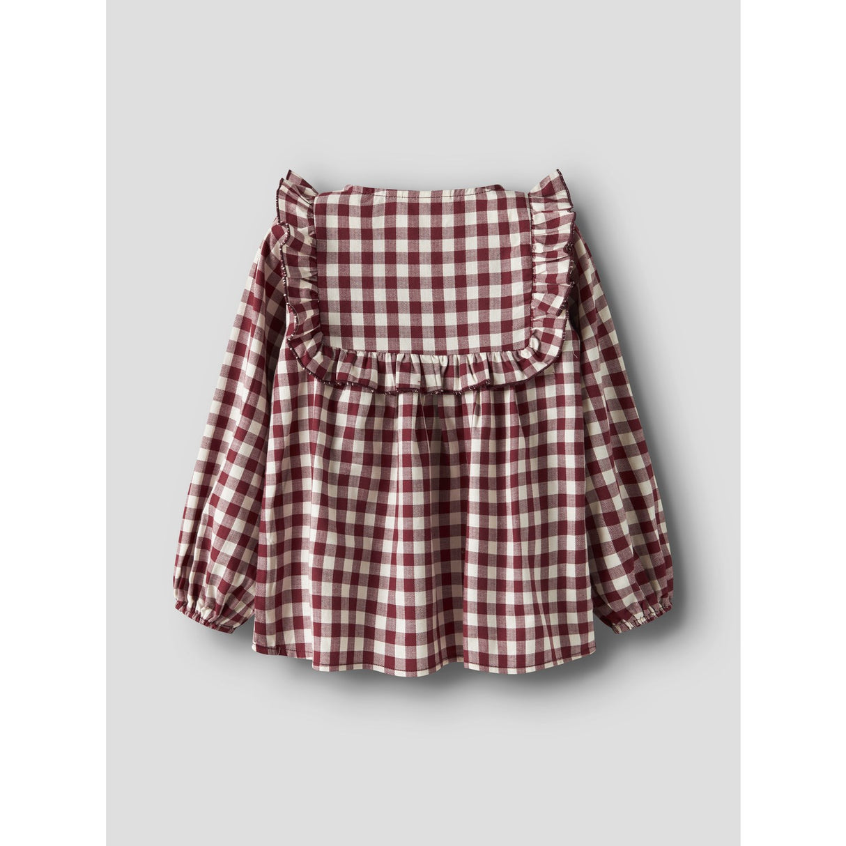 Lil'Atelier Red Dahlia Nmfrio Ls Loose Skjorta Lil