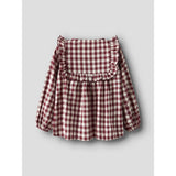 Lil'Atelier Red Dahlia Nmfrio Ls Loose Skjorta Lil