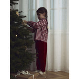 Lil'Atelier Red Dahlia Nmfsaga Sag Loose Byxor Lil