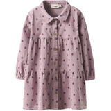 Lil'Atelier Violet Ice Dots Nmfsomba Loose Cord Klänning 7766-So S Lil