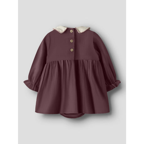 Lil'Atelier Catawba Grape Nbfrebel Ls Body Klänning Solid Lil