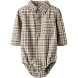 Lil'Atelier Sepia Tint Nbmrebel Ls Body Skjorta Lil