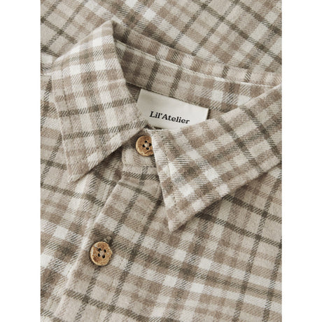 Lil'Atelier Sepia Tint Nmmrebel Ls Skjorta Lil