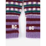 Bobo Choses Purple Jacquard Long Handskar