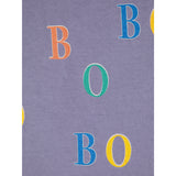 Bobo Choses Navy Blue Multicolor Bobo All Över Ranglan T-Shirt