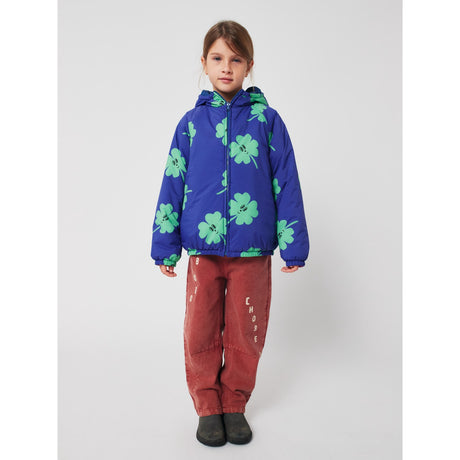 Bobo Choses Purple Lucky Clover All Över Vändbar Anorak