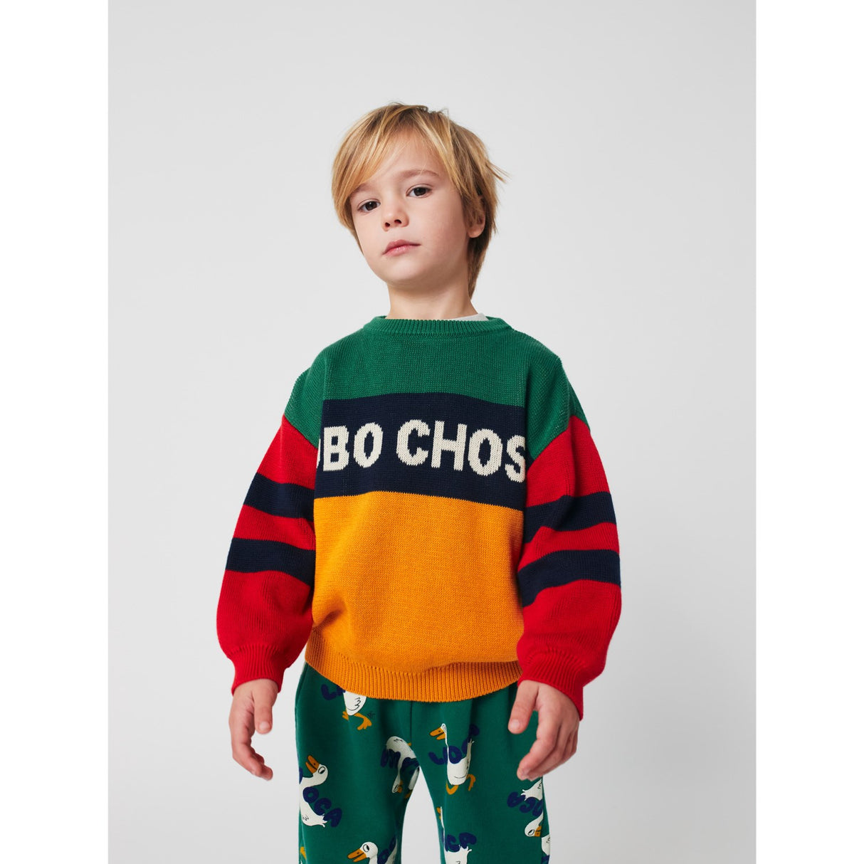Bobo Choses Multicolor Färg Block Jumper