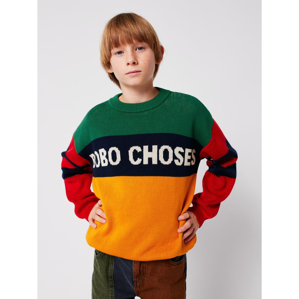 Bobo Choses Multicolor Färg Block Jumper